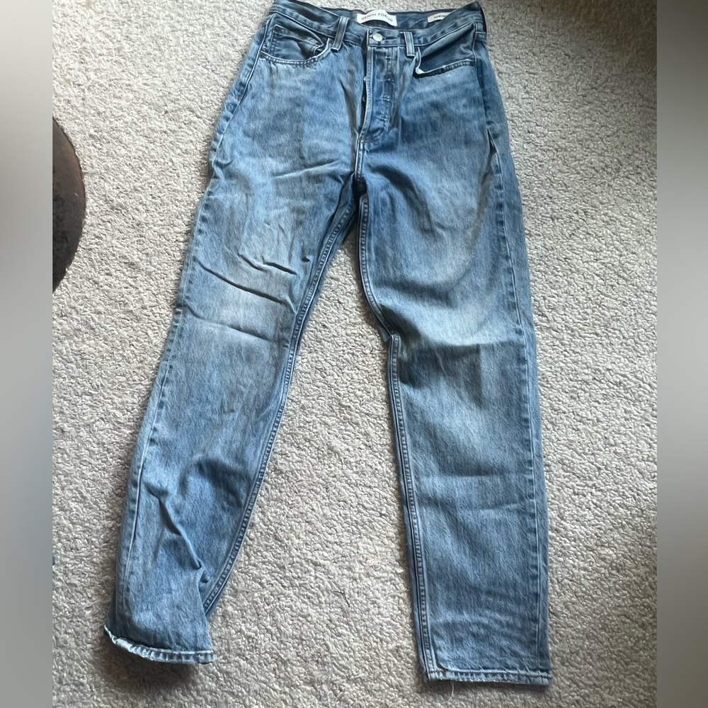 EUC Denim Forum BF High Rise Loose 28L size 26